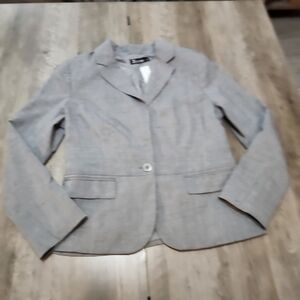 Women’s Blazer 7th Avenue New York & Co. Suiting Collection Size 12 Gray Jacket